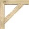 Ekena Millwork Traditional Block Rough Sawn Bracket w/ Offset Brace, Douglas Fir, 6"W x 26"D x 26"H BKT0604X26X26TRA05RDF - alternate 3